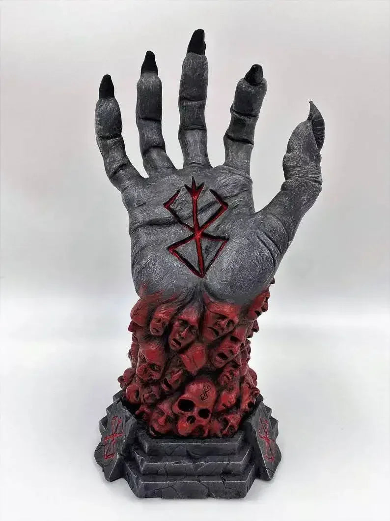 1PCs New Halloween Berserk Hand of God Rage God Hand Resin Craft Ornament