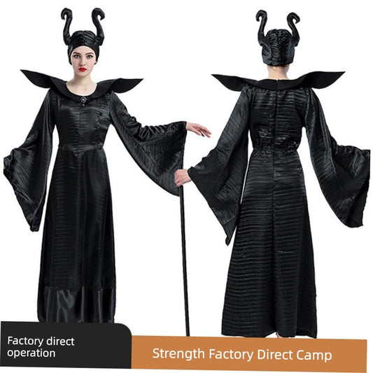 Witch Costume Dark Queen Halloween Costume Halloween Witch Adult Costume