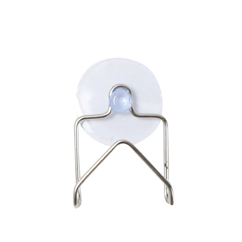 Portable Suction Cup Drain Rack Cleaning Cloth Shelf Dish Drainer Stainless Steel Sponge Holder Bathroom Kitchen Accessories