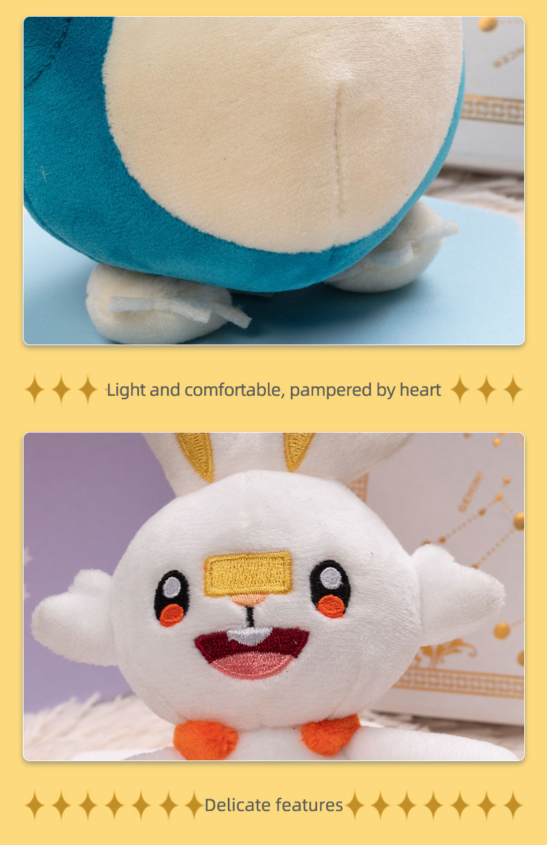 Pokemon Series Knapsack Pendant Cartoon And Cute Wobbuffet Pikachu Stuffed Animal Key Chain Halloween Decoration Birthday Gift