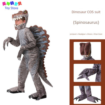 Kids Dinosaur Clothing Halloween Carnival Campus Show Jurassic Spinosaurus Tyrannosaurus Cos Dress up