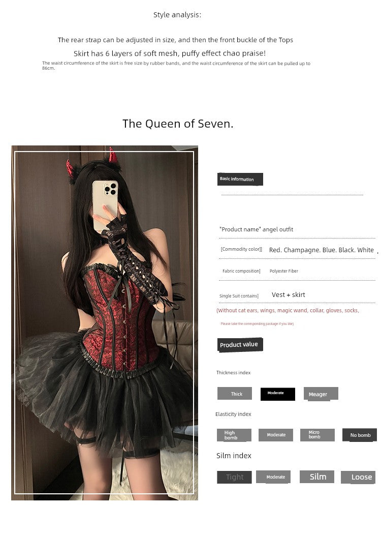 Adult Lady like Woman Cosplay Halloween Cat Maid Uniform