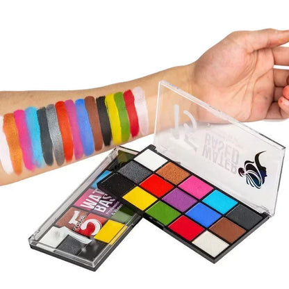 Body Painting Make Up Face Flash Tattoo Eye Shadow Easy To Clean Multicolor Festival Halloween Art Christmas Makeup Party Tools