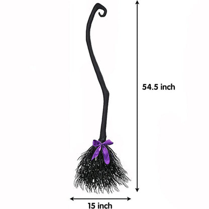 DIY Cosplay Witch Brooms Exquisite Decorative Witch Brooms For Holloween