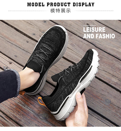 Men Casual Shoes Comfortable Mesh Shoes Summer Breathable Men Loafers Wide Slip On Walking Shoes Men 2023