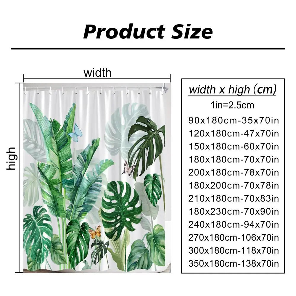 Birds Shower Curtain Elegant Home Decor for Bathroom Flowers Blossom Branched Floral Pink Polyester Bathtub Curtain with Hooks