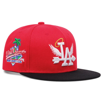 2024 New Letter Wing Pattern Side Coconut Tree Embroidery Fashion High Quality Snapback Men's Versatile Casual Baseball Hat