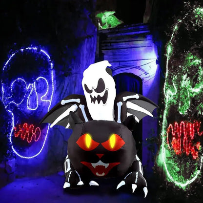 Giant Halloween Inflatable LED Lighted Decoration Pumpkin Ghost Grim Reaper Scary Holloween Party Decor Outdoor Inflatable Toys