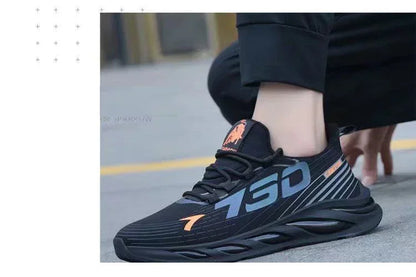 Shoes for Men Casual Slip on Fashion Sneakers Breathable Running Shoes Outdoor Walking Training Tennis Shoes