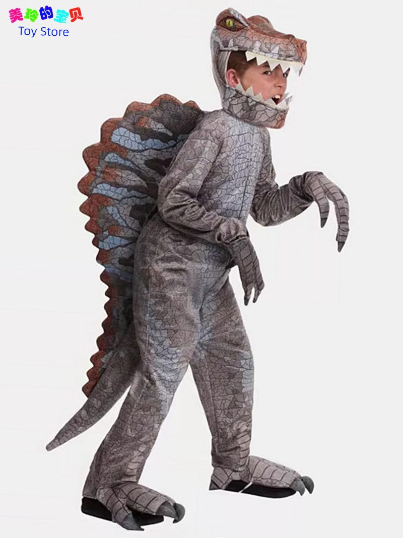 Kids Dinosaur Clothing Halloween Carnival Campus Show Jurassic Spinosaurus Tyrannosaurus Cos Dress up