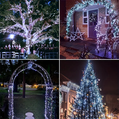 Solar String Lights Outdoor Waterproof Fairy Garland 8Modes Solar Lamp Halloween Decorations Lights Outdoor For Garden Christmas