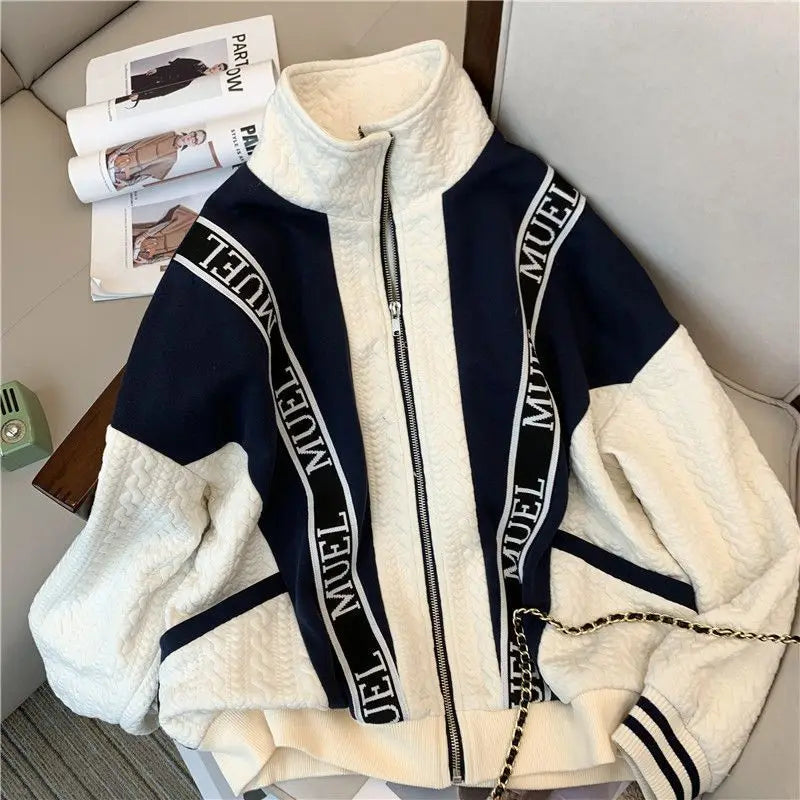 2023 Spring Winter New Women Sweater High-grade Casual Fashion Suit Plus Size Loose Small Fragrance Sports Two-piece Suit