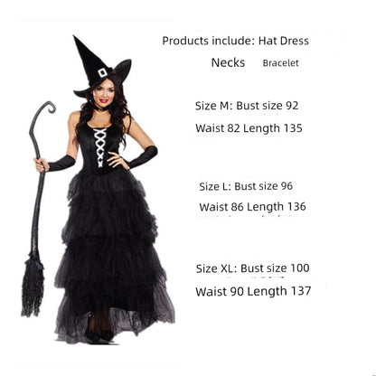 Halloween Cosplay Witch Dress Nightclub Attire Halloween Witch Costume