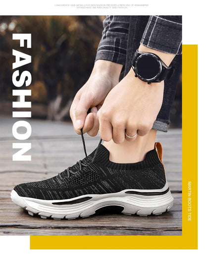 Men Casual Shoes Comfortable Mesh Shoes Summer Breathable Men Loafers Wide Slip On Walking Shoes Men 2023