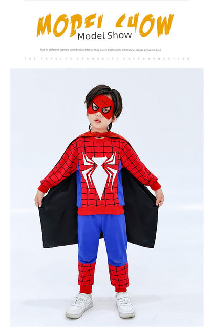 Children's Halloween Spider-Man Autumn Cartoon Sweatshirt