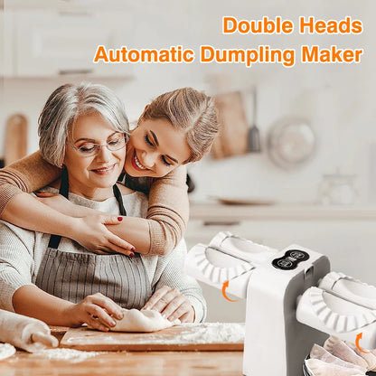 Automatic Electric Dumpling Maker Machine Household Double Head Rapid Forming Dumpling Machine Mold Manual Kitchen Accessories