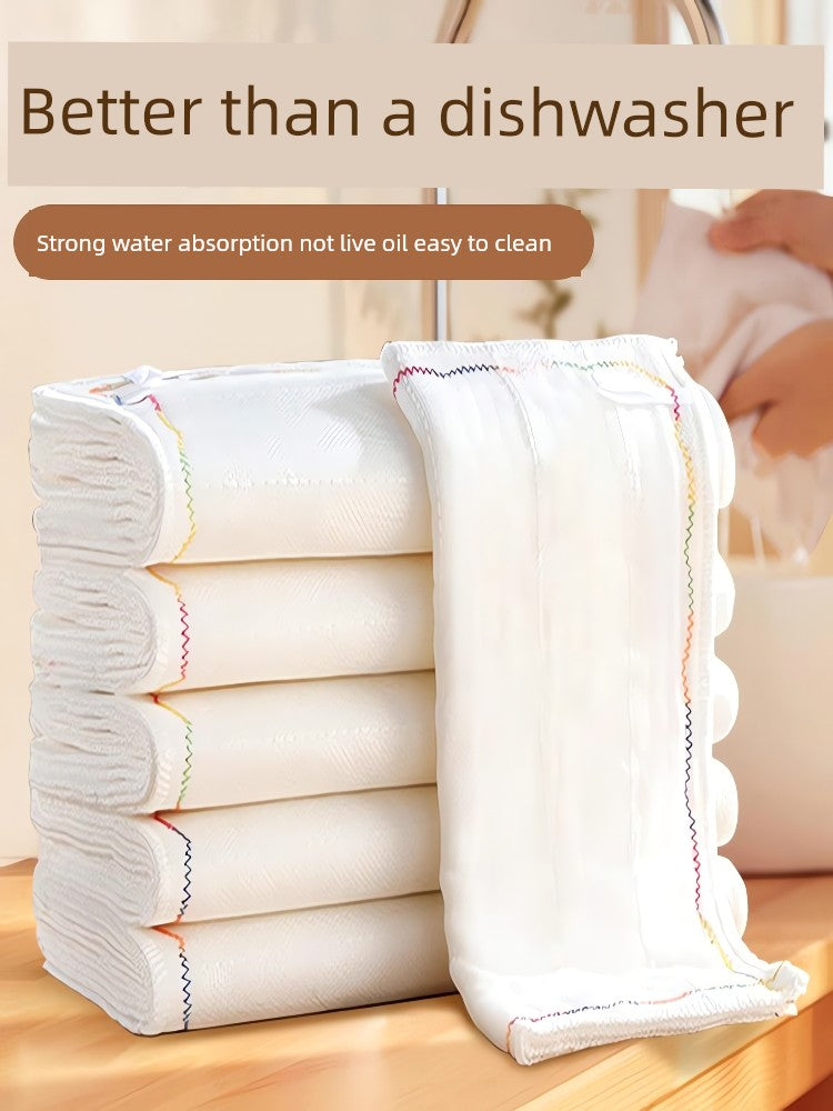 Oil-Free Kitchen Dedicated Absorbent Towel Dishcloth