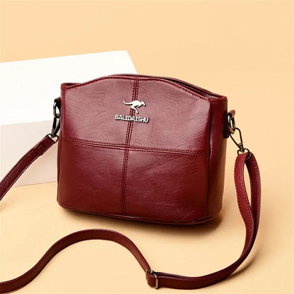 Soft Leather Luxury Handbags Women Bags Designer 3 Layers Shoulder Crossbody Sac Ladies Large Capacity Shopping Messenger Tote