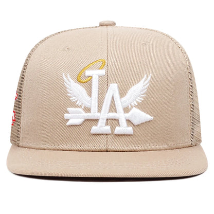 2024 New Letter Wing Pattern Side Coconut Tree Embroidery Fashion High Quality Snapback Men's Versatile Casual Baseball Hat