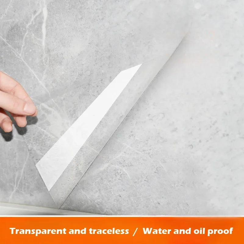 Oil proof kitchen sticker, transparent high temperature wall film, cabinet, stove wall protection film, gas stove wallpaper