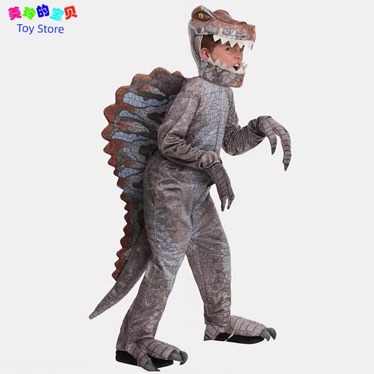 Kids Dinosaur Clothing Halloween Carnival Campus Show Jurassic Spinosaurus Tyrannosaurus Cos Dress up