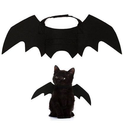 Cute Halloween Small Dogs Cat Costume Vampire Small Pet Cat Bat Wings Halloween Cat Wings Accessories Halloween Decorations