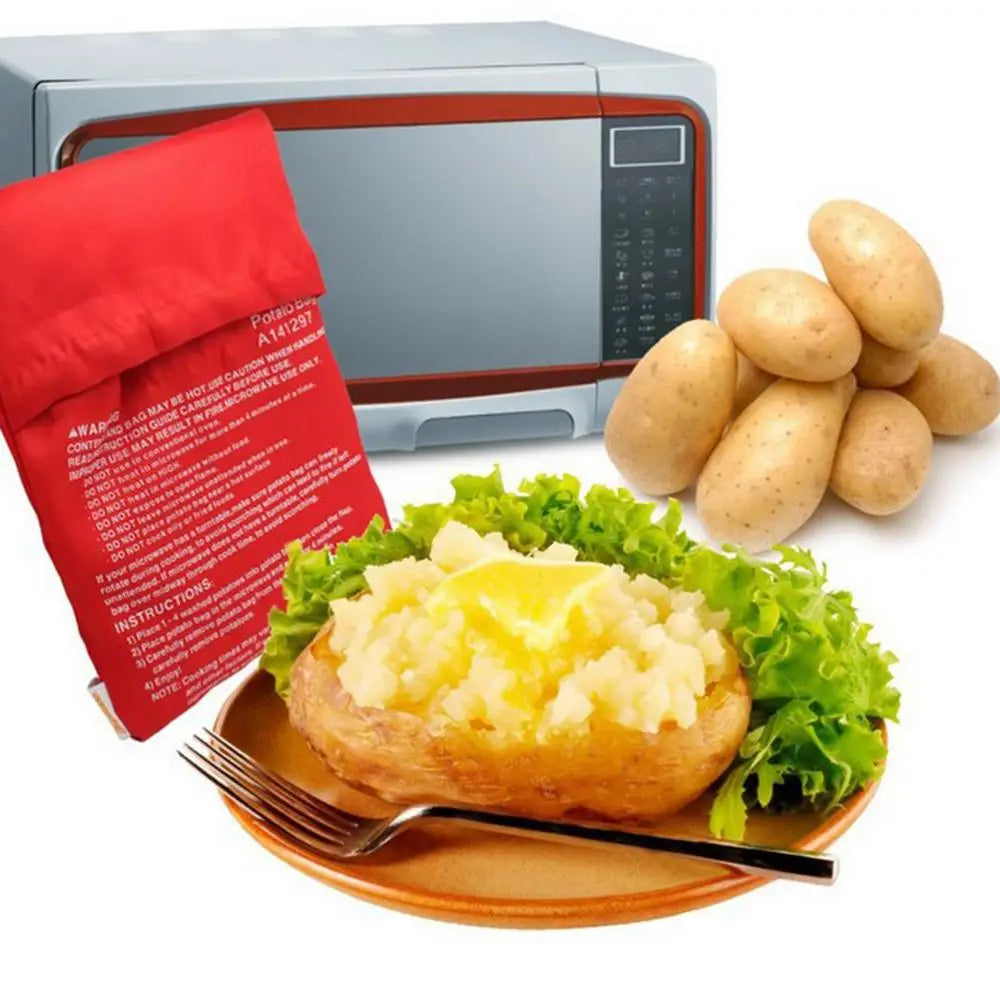 Microwave Oven Potato Cooker Bag High Temperature Baked Potato Quick Cooking Potato Kitchen Accessories Baking Tool