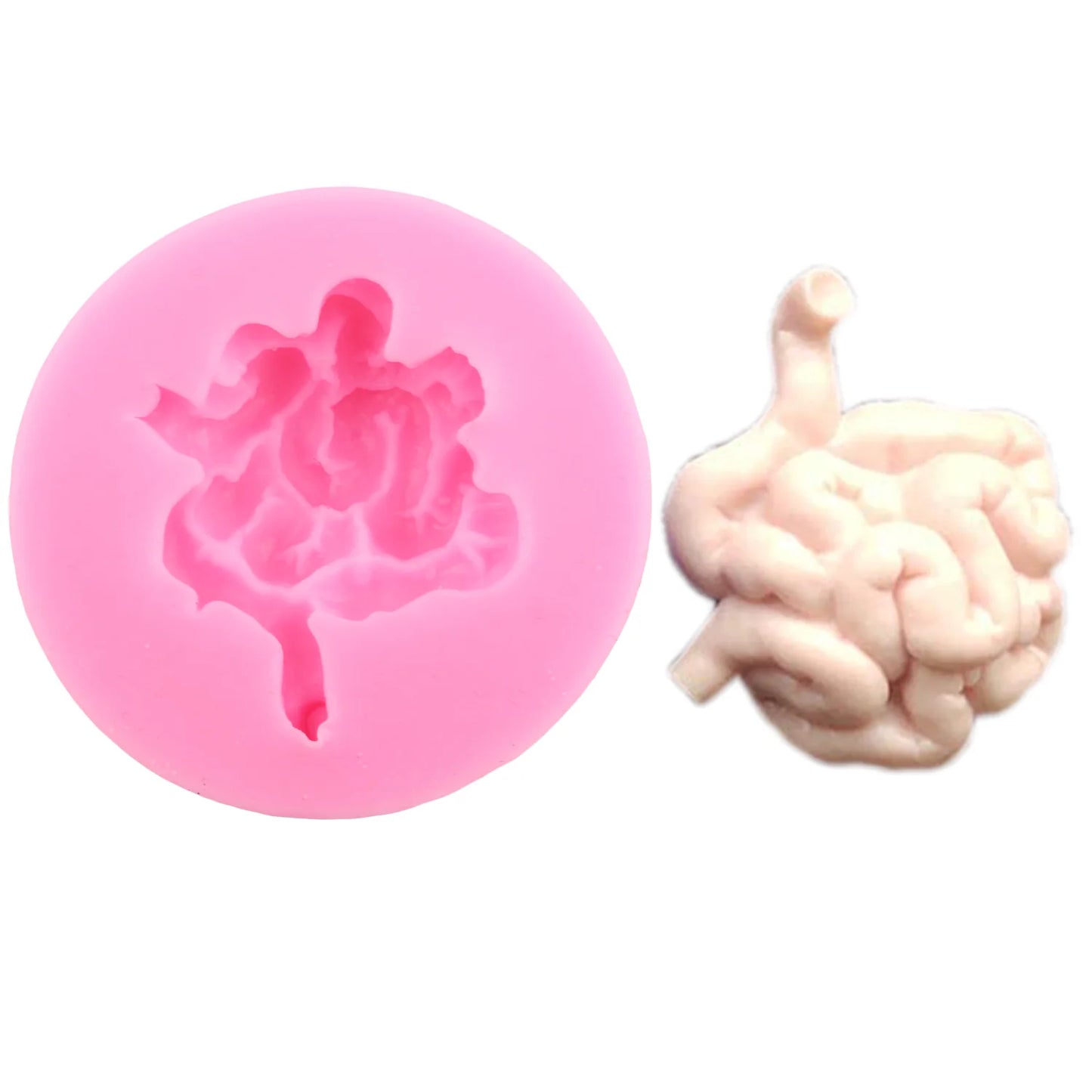 Human Organs Silicone Molds Heart Liver Stomach Kidney Brain Fondant Mold DIY Chocolate Candy Halloween Cake Decorating Tools