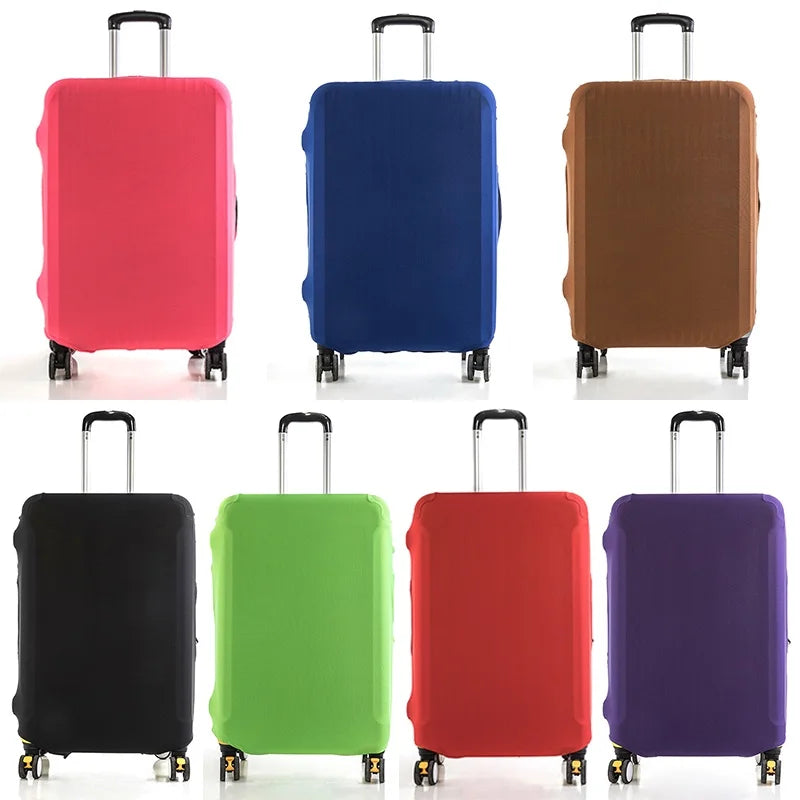 Fashion travel suitcase protective cover Luggage Protective Cover Solid Color Suitable for 18-28 Inch Suitcases