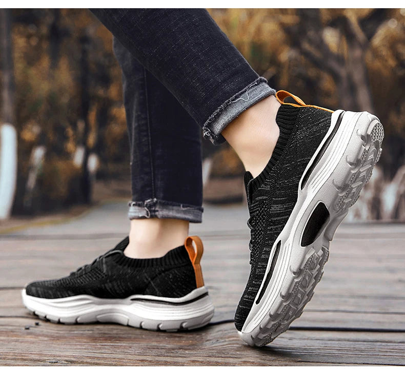 Men Casual Shoes Comfortable Mesh Shoes Summer Breathable Men Loafers Wide Slip On Walking Shoes Men 2023