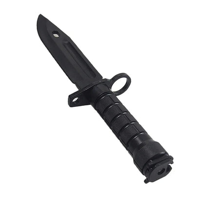 Plastic Dagger Rubber Knife Training with Sheath Flexible and Soft Fixed Blade Suitable for Props Halloween Martial Arts