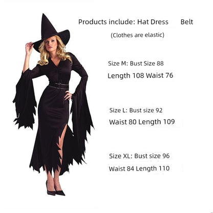 Halloween Cosplay Witch Dress Nightclub Attire Halloween Witch Costume