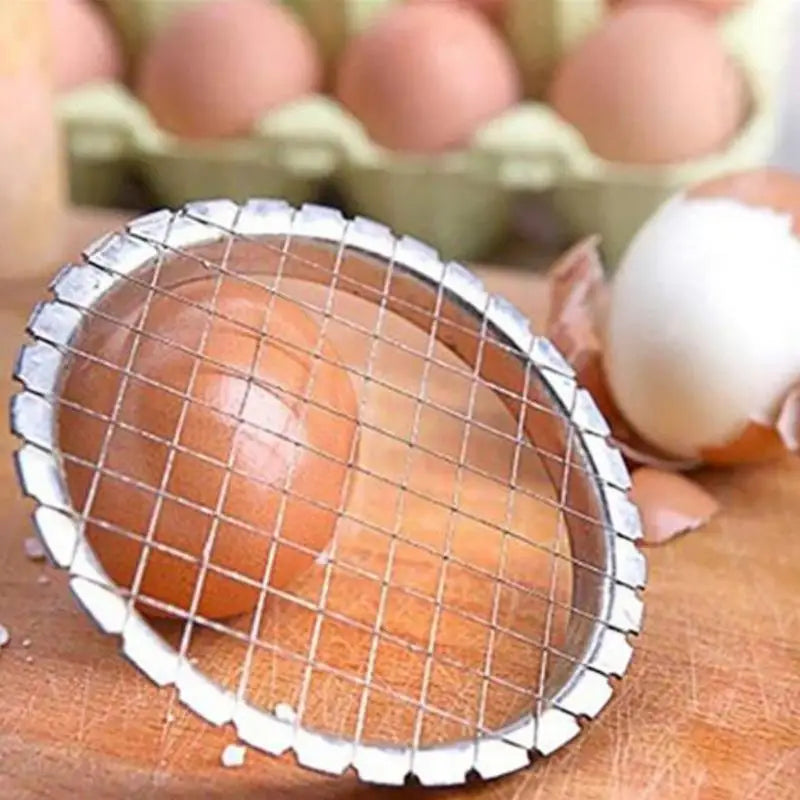 Stainless Steel Egg Slicer Cutter Cut Egg Device Grid For Vegetables Salads Potato Mushroom Tool Chopper For Kitchen Accessories