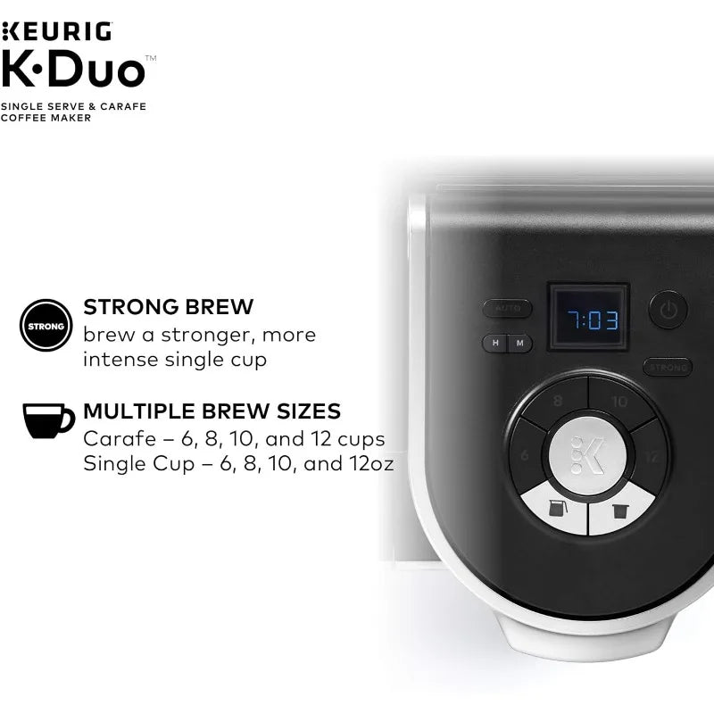 Keurig K-Duo Single Serve K-Cup Pod & Carafe Coffee Maker, Black