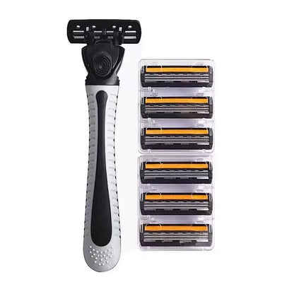 Shaver Brand New Design Men Razor Shaving Three Layer Shaver Reusable Razor Imported Blade Multi Tool Head Replace