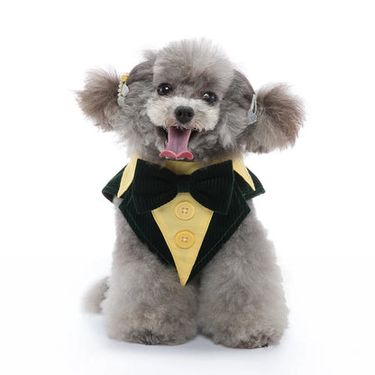 Christmas Dog Costume Dog Halloween Apparel Dog Wedding Outfit Clothes Wedding Shirt Clothes Formal Tuxedo for Teddy Bulldog