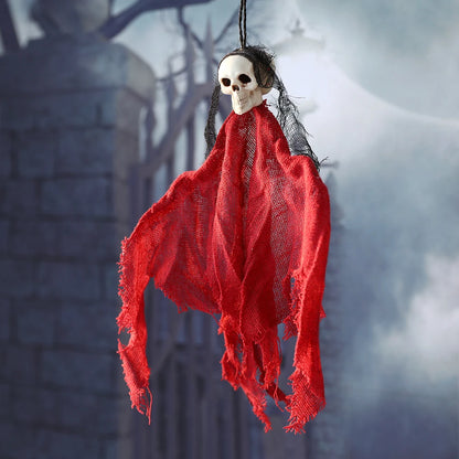 Horrifying Halloween Skeleton Ornaments Outdoor Ghost Haunted House Escape Hanging Pendants Holloween Party Decrorations Props