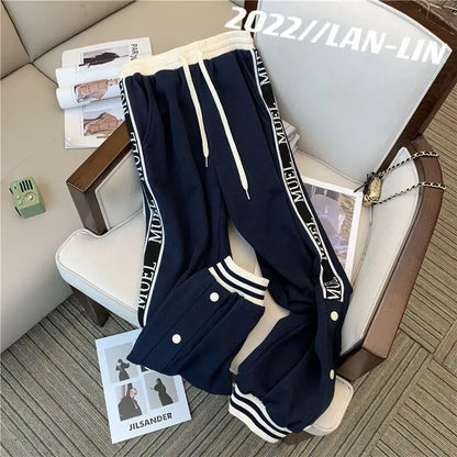 2023 Spring Winter New Women Sweater High-grade Casual Fashion Suit Plus Size Loose Small Fragrance Sports Two-piece Suit