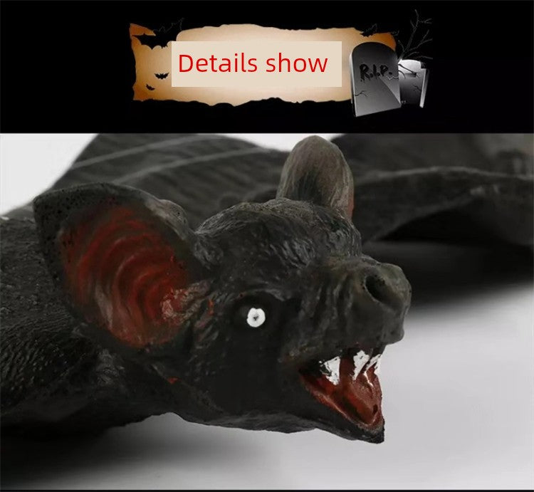 Vampire Bat Halloween Whole Toy Dress up Horror Wall Hanging Props Bar Haunted House Room Escape Decorations