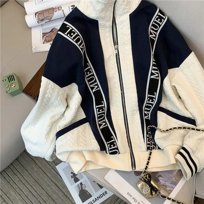 2023 Spring Winter New Women Sweater High-grade Casual Fashion Suit Plus Size Loose Small Fragrance Sports Two-piece Suit