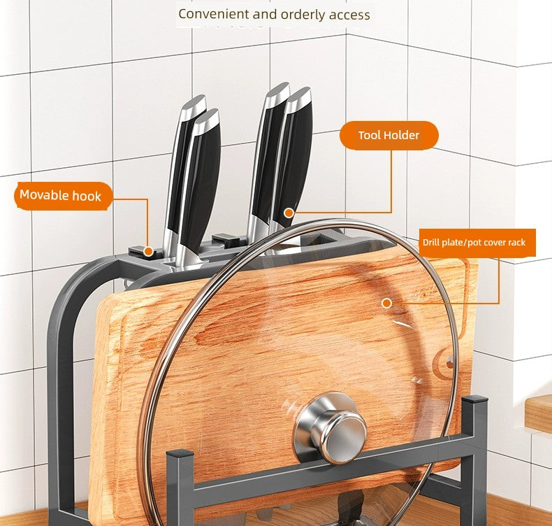 Multi-Functional Cutting Board Kitchen Knife Holder