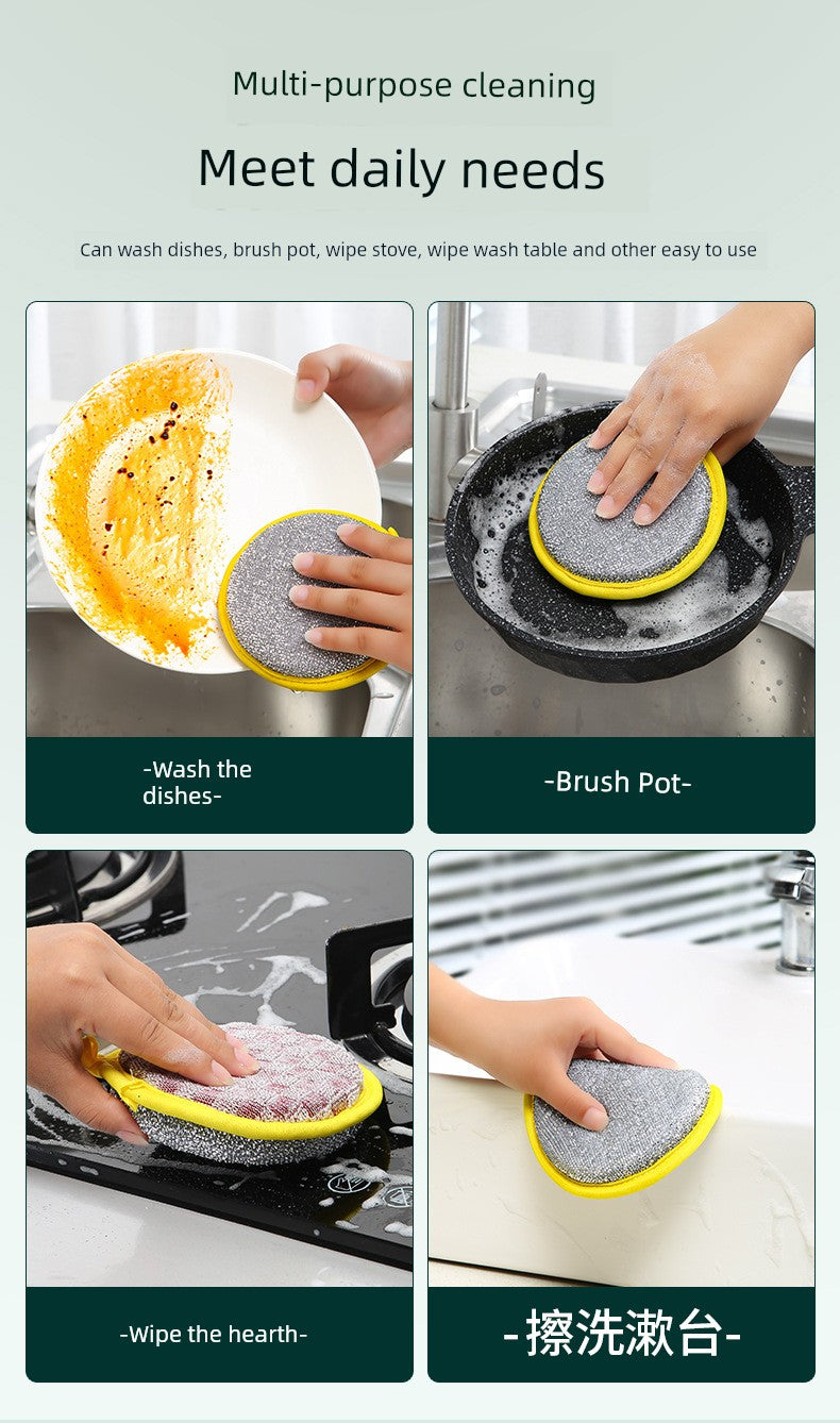 Sponge Wipe Sponge Fabulous Pot Cleaning Tool For Home Cleaning Cotton