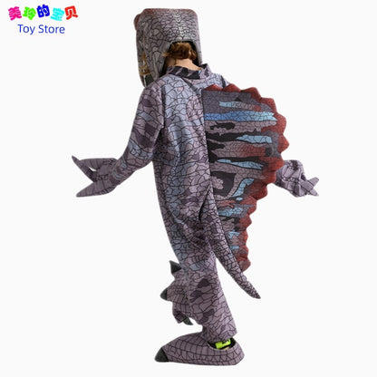 Kids Dinosaur Clothing Halloween Carnival Campus Show Jurassic Spinosaurus Tyrannosaurus Cos Dress up