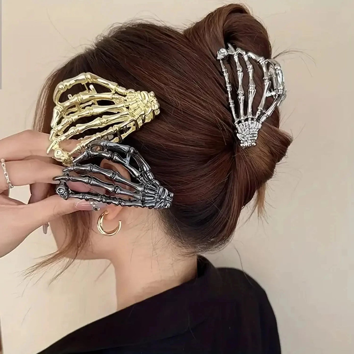 New Spider Web Metal Hair Crab Clips Alloy Halloween Hair Claw Clips Hairgrip Hairpin Barrette Clamps Party Hair Accessories