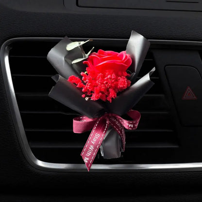 Mini Dried Flower Bouquet Car Diffuser Unique Car Decor Accessory Mini Dried Flower Bouquet Car Air for Aromatherapy for Vent