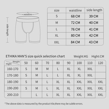 Sexy Men Underwear Boxershorts Fashion Man Underpants Panties Print Men Innerwear