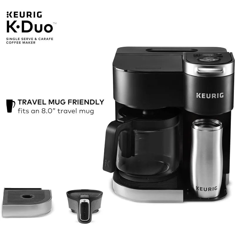 Keurig K-Duo Single Serve K-Cup Pod & Carafe Coffee Maker, Black