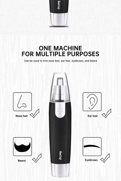 Electric Nose Hair Trimmer For Men Battery Model Trimming Nose Hair Women Nostrils Trim The Hair Scissors Nasal Hair Knife