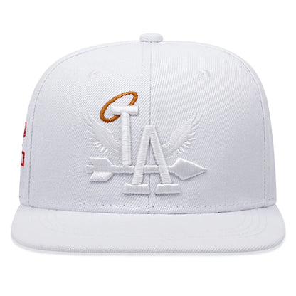 2024 New Letter Wing Pattern Side Coconut Tree Embroidery Fashion High Quality Snapback Men's Versatile Casual Baseball Hat