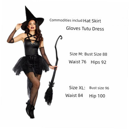 Halloween Cosplay Witch Dress Nightclub Attire Halloween Witch Costume